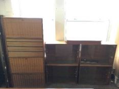 A mid 20th century teak Ladderax unit