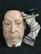 A Royal Doulton Character Jug : Alfred Hitchcock D6987