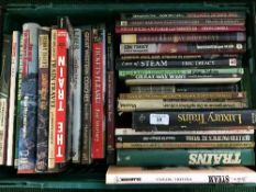 Thirty volumes all relating to trains and the railways.