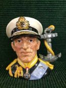 A Royal Doulton Character Jug : Earl Mountbatten of Burma D6944,