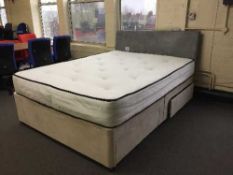A 5' storage divan and mattress