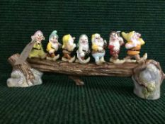 A Royal Doulton Disney Showcase collection snow white and the seven dwarfs - Heigh Ho! limited