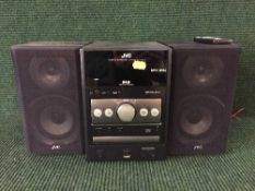 A JVC micro component system,