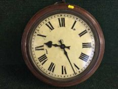 A circular GPO wall clock