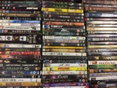 Two boxes of DVDS