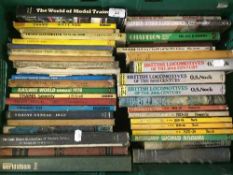 Forty volumes all relating to trains and the railways.