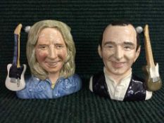 Two Royal Doulton character jugs : Status Quo,