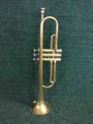 A brass trumpet by Jedson