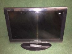 A Toshiba Regza 32 inch lcd tv with remote