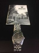 A Gentleman's stainless steel Tudor Rolex Oyster Royal strap watch,