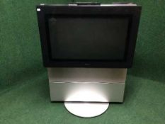 A Bang & Olfusen Beovision Avanti 32 inch TV/DVD and remote
