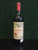Petrus, Pomerol, vintage 1980, upper/top shoulder,