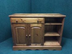 A pine sideboard