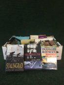 Three boxes of books - novels etc