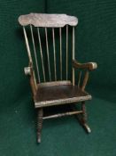 A rocking chair