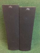 A pair of KEF tower speakers