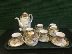 A mid twentieth century Kiriena Japanese tea set
