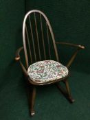An Ercol rocking chair