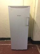 A Hotpoint Future upright fridge