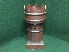 A late 19th century chimney pot