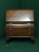 A mahogany bureau