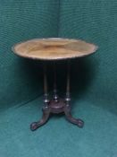 A Victorian occasional table