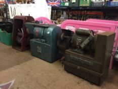 Three vintage Gyrophon grinders