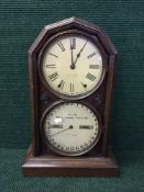 A late 19th century American Seth Thomas mantel clock