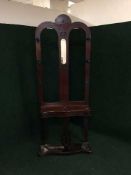 A Victorian mahogany hall stand