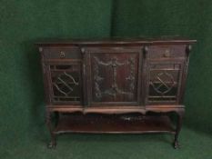 A Victorian mahogany breakfront chiffonier