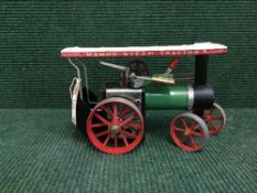A Mamod steam tractor