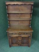 A Jaycee oak kitchen dresser