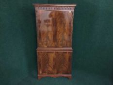 A mahogany Chapmans Siesta cocktail cabinet