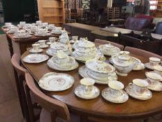 Approximately 146 pieces of Royal Doulton Canton tea and dinner china
