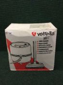 A boxed Vetella steam cleaner