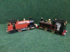 Two scratch built miniature steam engines