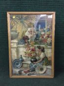 After William Stephen Coleman : Flowers of the East, (Pears Print), chromolithograph, 69 cm x 45 cm,