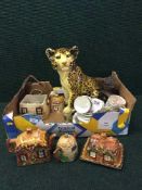 Two boxes of assorted pottery and china - Price Bros.