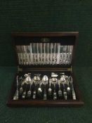 A canteen of Elkington plated cutlery
