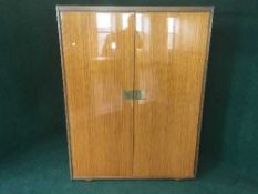 Two mid 20th century teak wardrobes