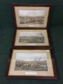 After Henry Alken : The Appointment - Good Morning Gents, hand coloured print, 31 cm x 51 cm,