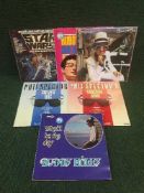 Two boxes containing a quantity of LP's, 45's and 78's,