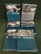 A set of Harley Davidson service and diagnostic manuals (6)