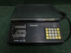 A set of Epelsa digital shop scales