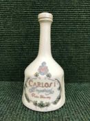 A Lladro decanter of Carlos Imperial brandy