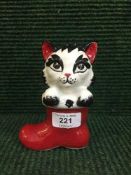 A china Lorna Bailey Puss in Boot,