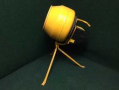 An electric cement mixer