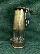 An Eccles Protector miner's lamp