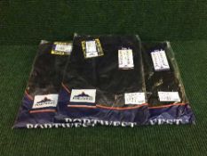 Two boxes of Port West work trousers