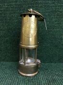 An Eccles Protector miner's lamp
